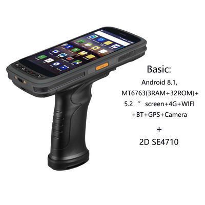 5,2 операционной системы андроида 8,1 дюйма 8000mAh 32G промышленных Handheld PDA