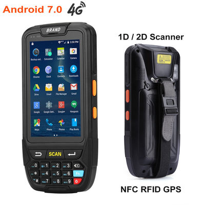 4,0 андроид блока развертки терминала 4G PDA дюйма 480x800 промышленный Handheld