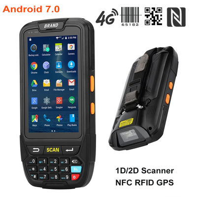 IP65 16G изрезанное Handheld PDA, 480x800 4 андроид 7,0 дюйма PDA