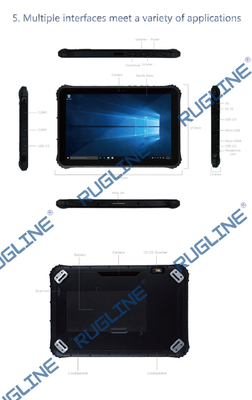 C.P.U. Z8350 планшета Windows 16:10 изрезанное с поддержкой ISO/IEC NFC