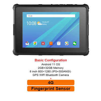 Дюйм 800X1280 IPS GPS IP67 умное RF8R ПК 8 планшета операционной системы андроида изрезанный